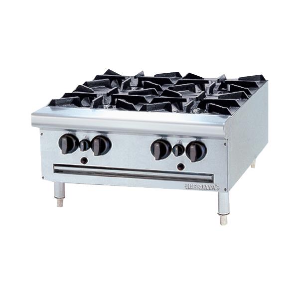 Bếp Âu 4 họng Chân Thấp