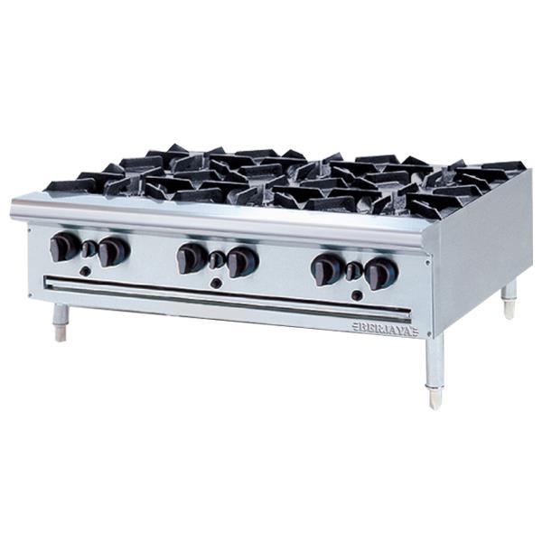 Bếp Âu 6 họng Chân thấp